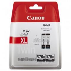 Canon 0318C007 (PGI-570 PGBKXL) Ink cartridge black, 1000 pages, 22ml, Pack qty 2