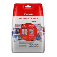 Canon 0332C005 (CLI-571 XL) Ink cartridge multi pack, 11ml, Pack qty 4