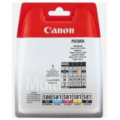 Canon 2078C006 (PGI-580 CLI 581 CMYK) Ink cartridge multi pack, Pack qty 5