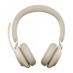 Jabra Evolve2 65, UC Stereo Headset Head-band Beige