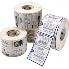 Zebra Z-Perform 1000T White Perm Adhesive