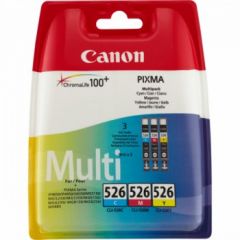 Canon 4541B009 (CLI-526) Ink cartridge multi pack, 450 pages, 9ml, Pack qty 3