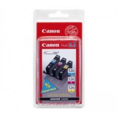 Canon 4541B012 (CLI-526) Ink cartridge multi pack, 462/437/450 Seiten, 9ml, Pack qty 3