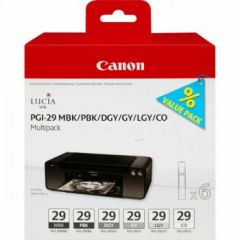 Canon 4868B018 (PGI-29) Ink cartridge multi pack, Pack qty 6