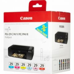 Canon 4873B005 (PGI-29) Ink cartridge multi pack, Pack qty 6