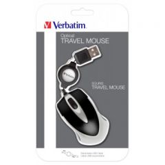 Verbatim Go Mini Optical Travel Mouse - Black