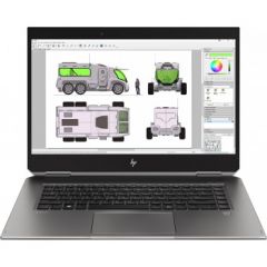 HP ZBook Studio x360 G5 Mobile workstation Silver 39.6 cm (15.6") 3840 x 2160 pixels Touchscreen 8th gen Intel Core i7 16 GB DDR4-SDRAM 512 GB SSD NVIDIA Quadro P1000 Wi-Fi 5 (802.11ac) Windows 10 Pro