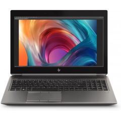 HP ZBook 15 G6 Mobile workstation Silver 39.6 cm (15.6") 1920 x 1080 pixels 9th gen Intel  i7 16 GB DDR4-SDRAM 512 GB SSD NVIDIA Quadro T2000 Wi-Fi 6 (802.11ax) Windows 10 Pro