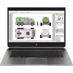 HP ZBook Studio x360 G5 Mobile workstation Black 39.6 cm (15.6") 1920 x 1080 pixels Touchscreen 9th gen Intel  i7 16 GB DDR4-SDRAM 512 GB SSD NVIDIA Quadro P1000 Wi-Fi 5 (802.11ac) Windows 10 Pro