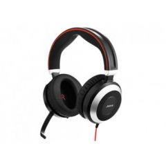 Jabra Evolve 80 UC Stereo Headset Head-band Black