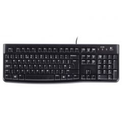 Logitech K120 keyboard USB QWERTZ Czech Black