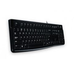 Logitech K120 keyboard USB QWERTZ German Black