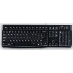 Logitech K120 keyboard USB QWERTY Italian Black