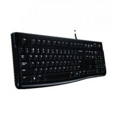 Logitech K120 keyboard USB Russian Black