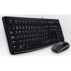 Logitech MK120 keyboard USB AZERTY French Black