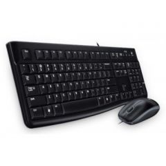 Logitech MK120 keyboard USB Hebrew Black