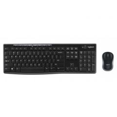 Logitech MK270 keyboard RF Wireless QWERTY Pan Nordic Black