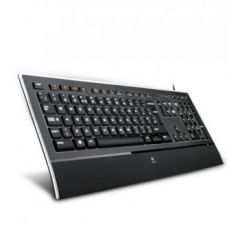 Logitech K740 keyboard USB QWERTY International EER+North Sea Black