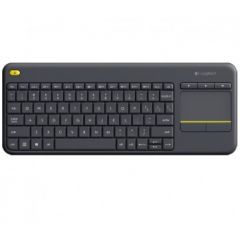 Logitech K400 Plus keyboard RF Wireless QWERTY Portuguese Black