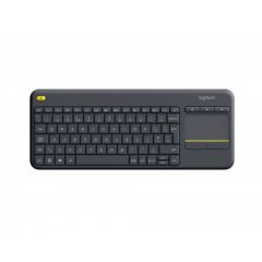 Logitech K400 Plus keyboard RF Wireless QWERTY UK English Black