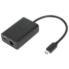 Targus ACA41EUZ cable interface/gender adapter USB-C USB A/DC Black