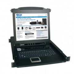 Tripp Lite NetDirector 8-Port 1U Rack-Mount Console KVM Switch with 17-in. LCD