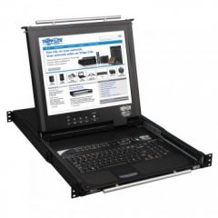 Tripp Lite NetDirector 16-Port 1U Rack-Mount Console KVM Switch with 17-in. LCD and IP Remote Access