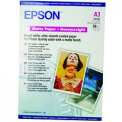 Epson Matte Paper Heavy Weight, DIN A3, 167g/m�, 50 Sheets