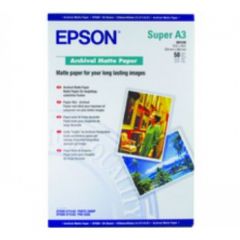Epson Archival Matte Paper, DIN A3+, 189g/m�, 50 Sheets