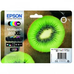 Epson C13T02G74010 (202XL) Ink cartridge multi pack, 13,8ml 7,9ml 3x8,5ml, Pack qty 5