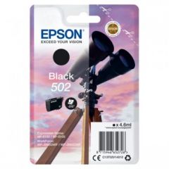 Epson C13T02V14010 (502) Ink cartridge black, 210 pages, 5ml