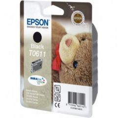 Epson C13T06114010 (T0611) Ink cartridge black, 250 pages, 8ml