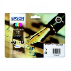 Epson C13T16264012 (16) Ink cartridge multi pack, 175pg + 3x165pg, 1x5.4ml + 3x3.1ml, Pack qty 4