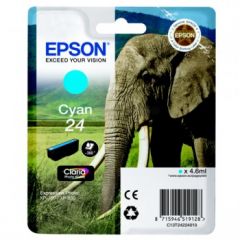 Epson C13T24224012 (24) Ink cartridge cyan, 360 pages, 5ml