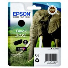 Epson C13T24314012 (24XL) Ink cartridge black, 500 pages, 10ml