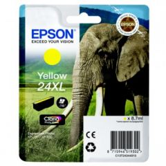 Epson C13T24344012 (24XL) Ink cartridge yellow, 500 pages, 9ml