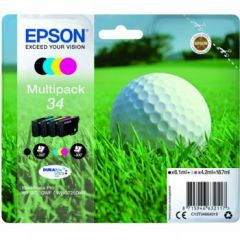 Epson C13T34664010 (34) Ink cartridge multi pack, 6,1ml + 3x4,2ml, Pack qty 4