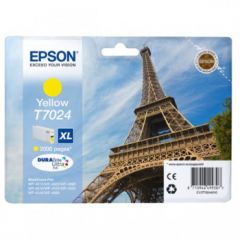 Epson C13T70244010 (T7024) Ink cartridge yellow, 2K pages, 21ml