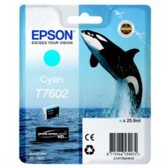 Epson C13T76024010 (T7602) Ink cartridge cyan, 2.2K pages, 26ml