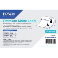 Epson Premium Matte Label - Continuous Roll76mm x 35m