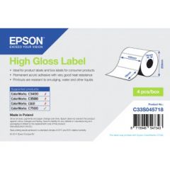 Epson High Gloss Label - Die-cut Roll102mm x 76mm, 1570 labels