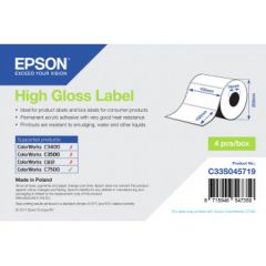 Epson High Gloss Label - Die-cut Roll102mm x 152mm, 800 labels