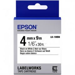 Epson C53S651001 (LK-1WBN) Ribbon, 4mm x 9m