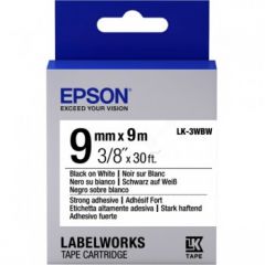 Epson C53S653007 (LK-3WBW) Ribbon, 9mm x 9m