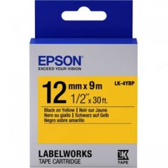 Epson C53S654008 (LK-4YBP) DirectLabel-etikettes, 12mm x 9m