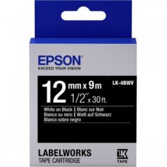 Epson C53S654009 (LK-4BWV) DirectLabel-etikettes, 12mm x 9m