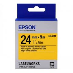 Epson C53S656005 (LK-6YBP) DirectLabel-etikettes, 24mm x 9m