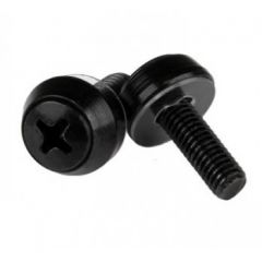 StarTech.com M5 x 12mm - Mounting Screws - 100 Pack, Black