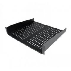 StarTech.com 2U 16in Universal Vented Rack Mount Cantilever Shelf - Fixed Server Rack Cabinet Shelf - 50lbs / 22kg