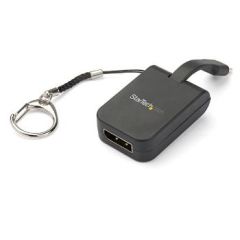 StarTech.com Portable USB-C to DisplayPort Adapter with Quick-Connect Keychain